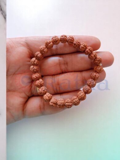 5 Mukhi Pathri-Rudraksha-Bracelet
