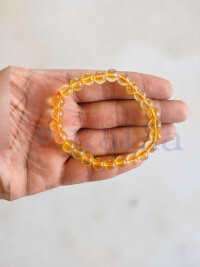 Unisex Citrine bracelet for career growth and business success
