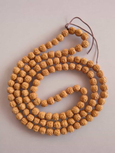 5 Mukhi Rudraksha Chikna Beads Mala