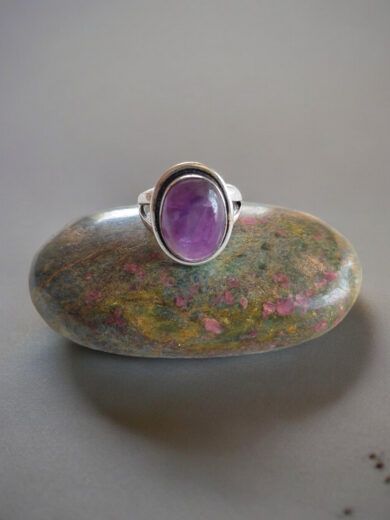 Amethyst Stone Ring