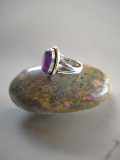 Amethyst Stone Ring