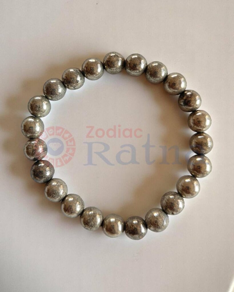 Attract abundance Pyrite Stone Bracelet boost confidence Zodiac Ratna