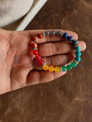 Chakra healing bracelet for energy balance and spiritual growth