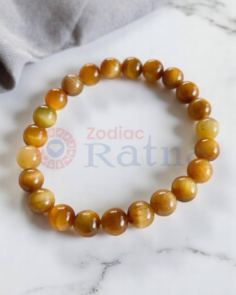 Genuine Cat's Eye Chrysoberyl bracelet for intuition and protection