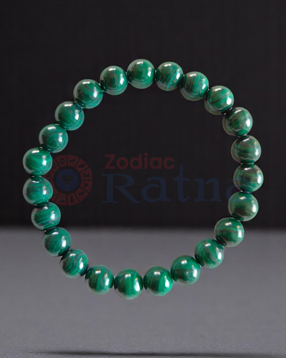 Healing gemstone bracelet promoting connection to Earth and overcoming obstacles