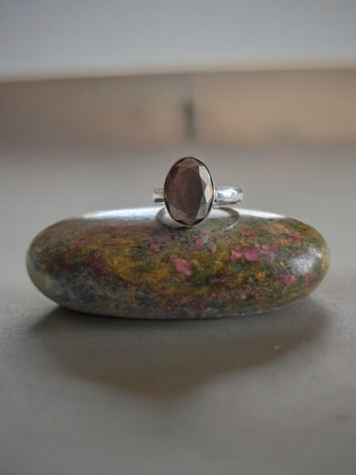 Pyrite Diamond Cut Polish Ring