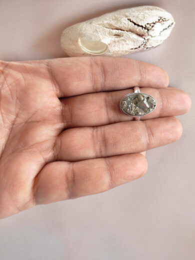 Pyrite Rough Ring