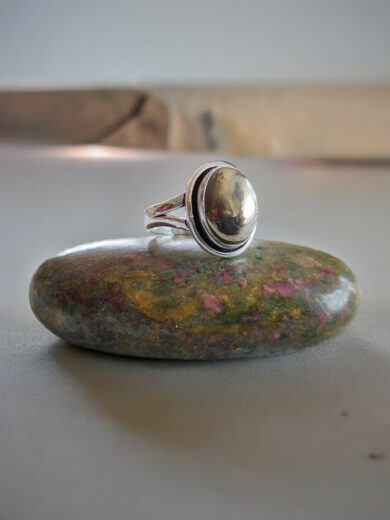 Pyrite Polish Ring