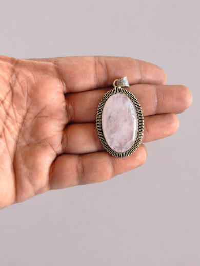 Pink Quartz (Rose Quartz) Pendant