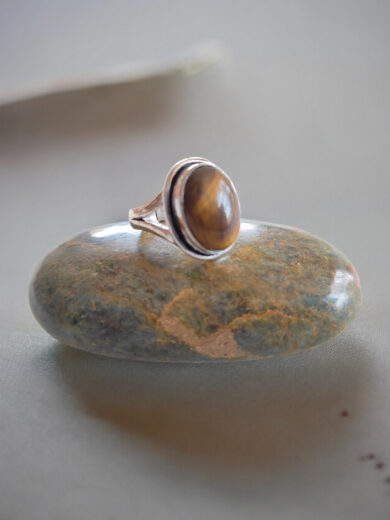 Tiger Eye Stone Ring
