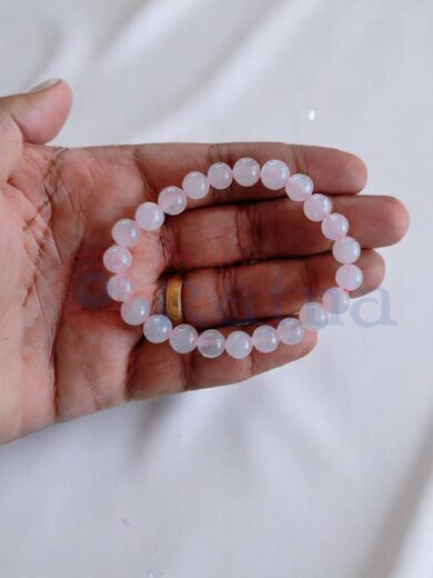 Unconditional love Rose Quartz Bracelet deep healing Zodiac Ratna