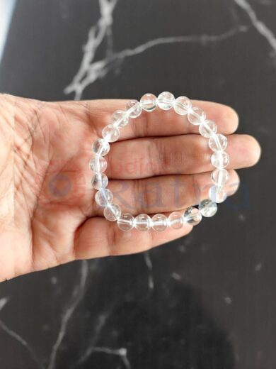 Unisex Sphatik bracelet for enhancing intuition and mental focus