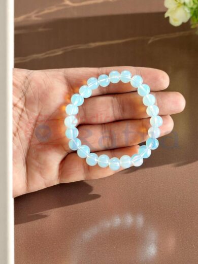 Zodiac Ratna quality-tested Opalite bracelet packaging