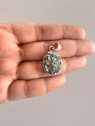 Pyrite Rough Stone Pendant