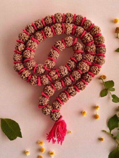 54+1 Beads-5-Mukhi-Rudraksha-Kantha