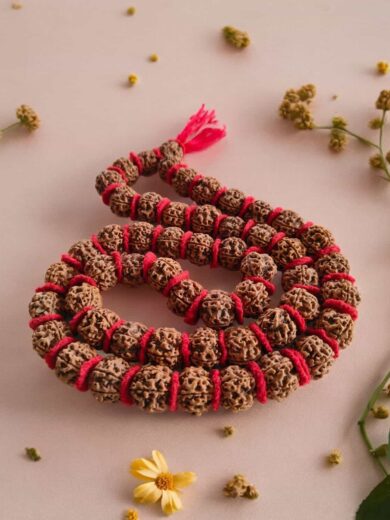54+1 Beads-5-Mukhi-Rudraksha-Kantha