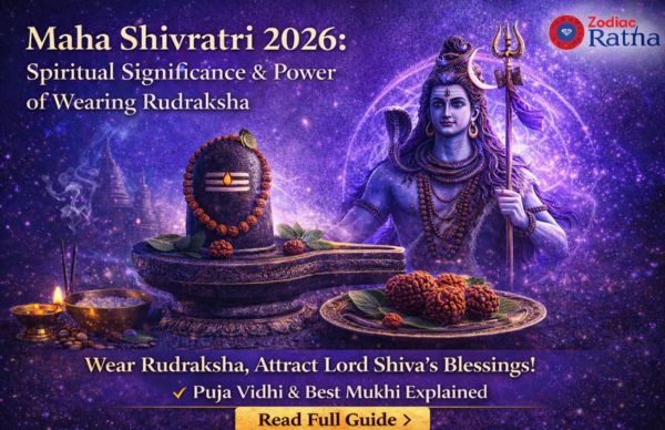 Maha Shivratri 2026 significance of wearing Rudraksha for Lord Shiva blessings
