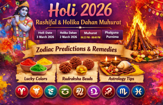 Holi 2026 date and Holika Dahan muhurat with zodiac-wise rashifal predictions for all 12 Rashi