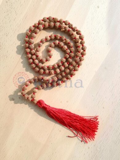 5 MM 5 Mukhi Rudraksha Mala 108 beads Indonesian Panchmukhi for meditation and Japa