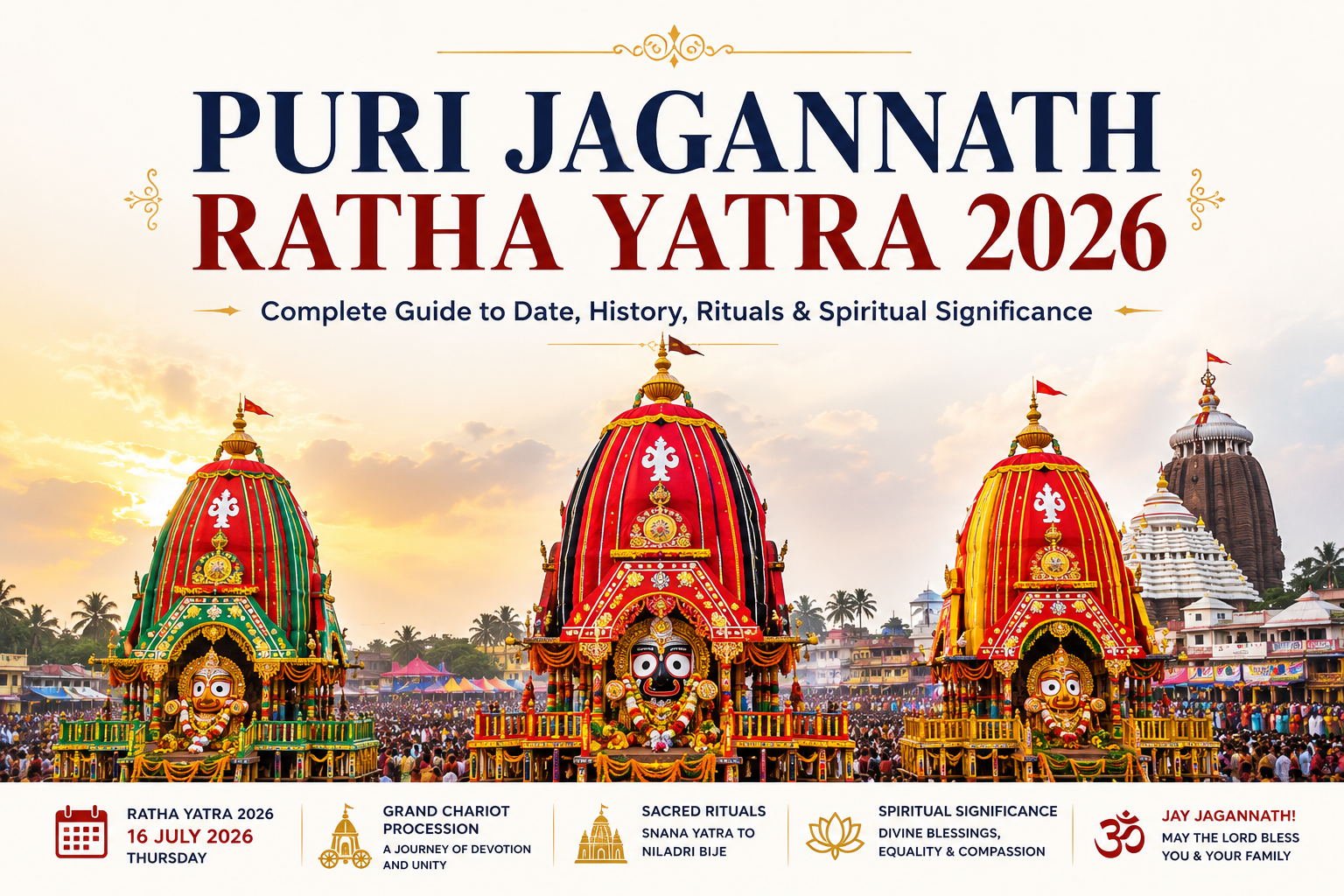 Puri Jagannath Ratha Yatra 2026 Date, History, Rituals & Significance Zodiac Ratna