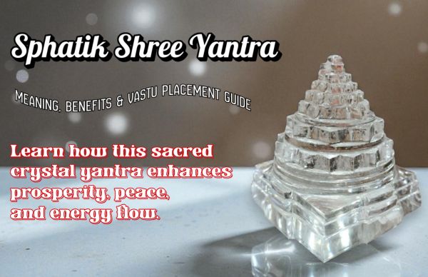 Sphatik Shree Yantra for Wealth, Peace & Prosperity – Complete Guide by ZodiacRatna