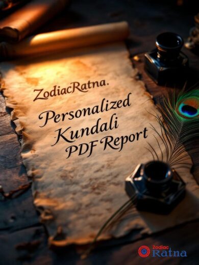 Customized Kundali report delivered by email with remedies