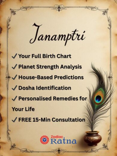 Personalized Kundali PDF Report With Remedies – ZodiacRatna Vedic Birth Chart Analysis